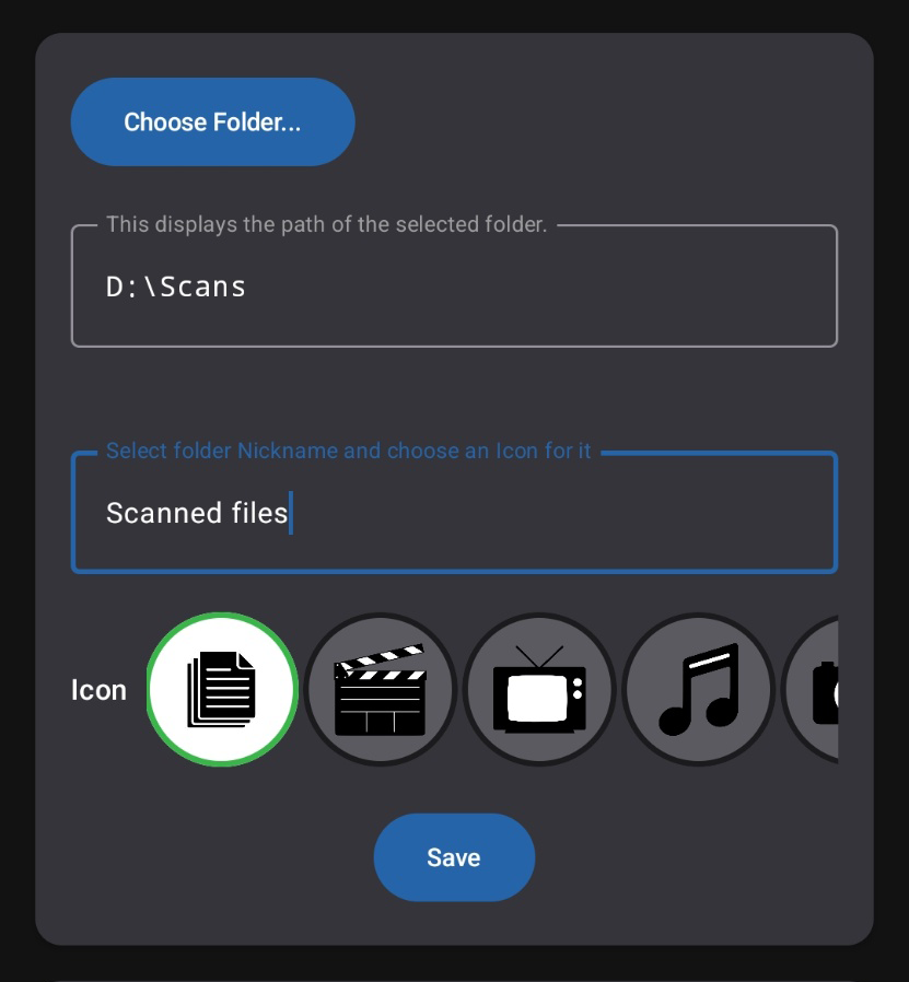 Create a library folder